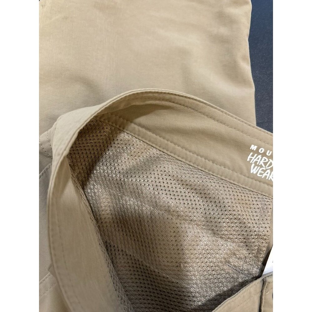 Mountain Hardwear Women's Hiking Pants Size 6/28 Khaki Stretch Nylon Outdoor - Picture 14 of 15